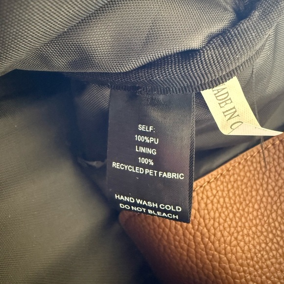 Lulus Toni Brown Vegan Leather Tote Bag - Picture 16 of 16